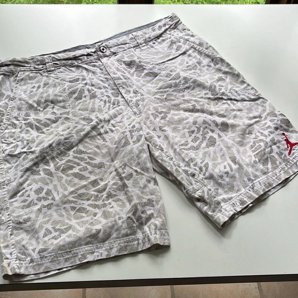 Jordan Giraffe Print Cotton Baggy Shorts Mens 38x10
